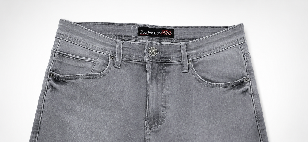 Jean Gris Neutro, cómodo y Masculino
