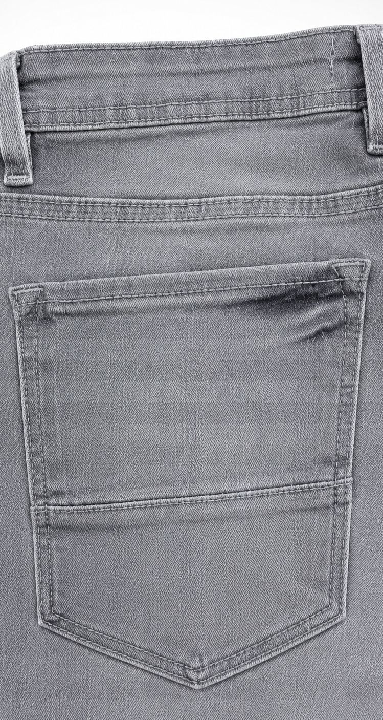 Jean Gris Neutro, cómodo y Masculino