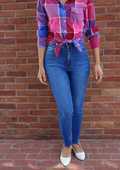 Skinny Jean de Cintura Alta (Tubito)
